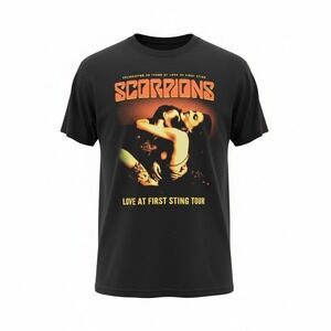 Scorpions Love at First Sting Europe Tour 2024 Souvenir Graphic T-Shirt Small